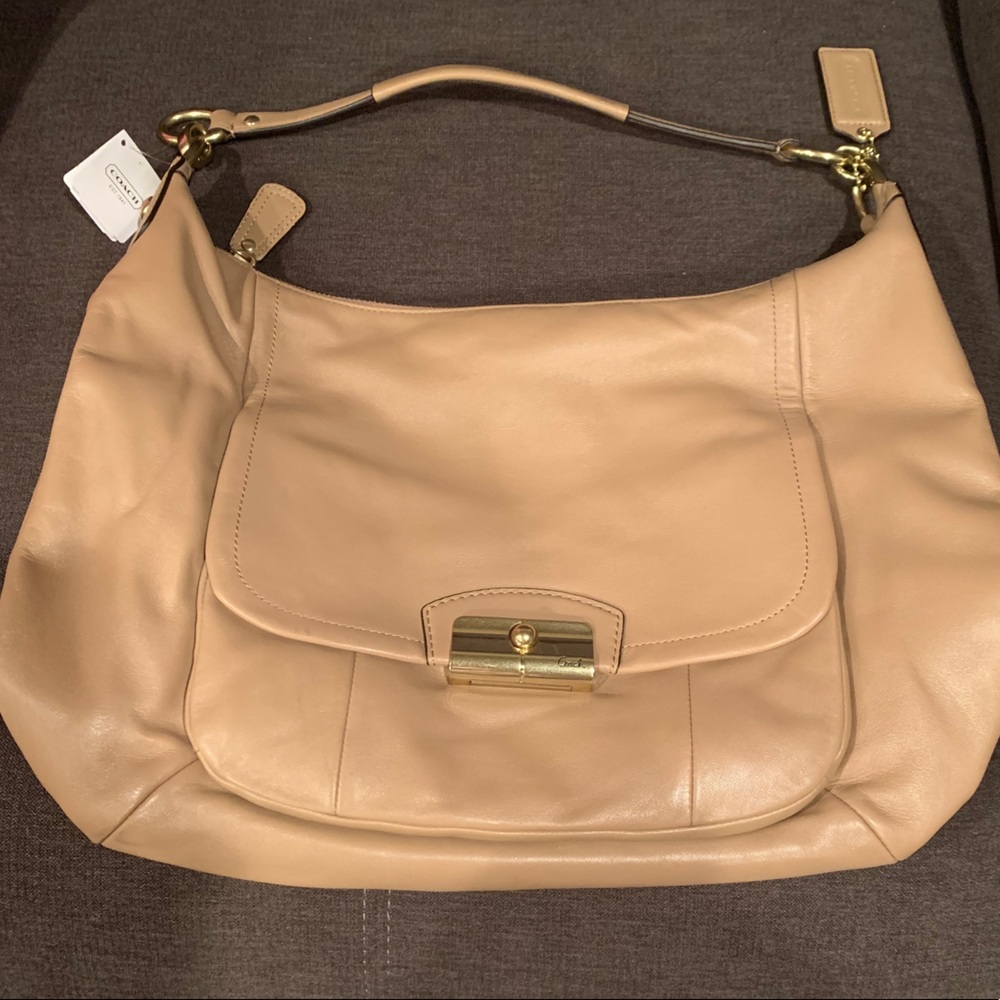 Brand New with Tags Tan Leather Coach Purse